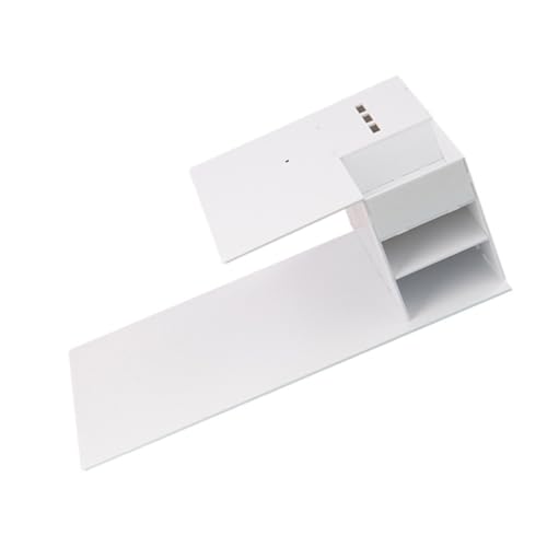 Étagère de rangement acrylique blanc TIDTALEO à compartiments multiples créatifs - 2
