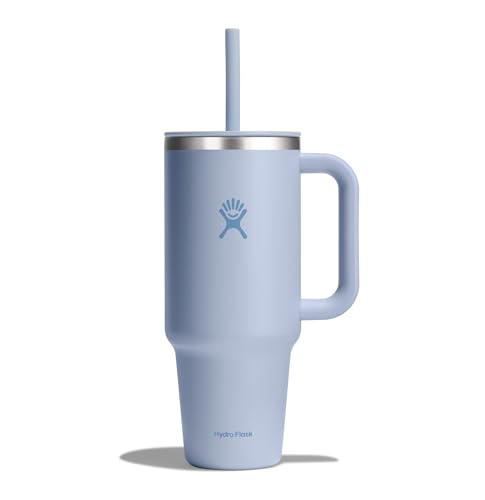 Hydro Flask - Travel Tumbler 1180 ml (40 oz) | Tapa con pajita y cierre a presión – Acero inoxidable – Aislamiento al vacío de doble pared – Antisalpicaduras – Surf