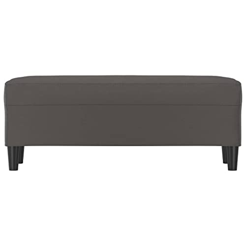 Banco de asiento gris 100 cm para pasillo comedor y dormitorio 2