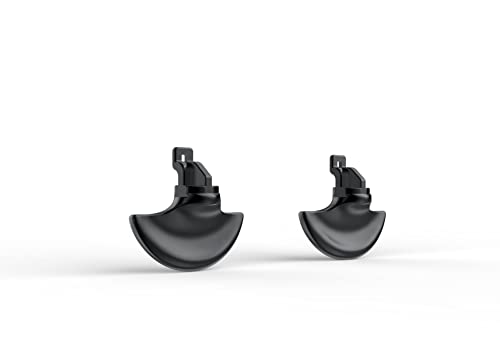 MOJOXR 4 pás traseiras de metal para controle sem fio PS5 DualSense Edge, dois conjuntos substituíve