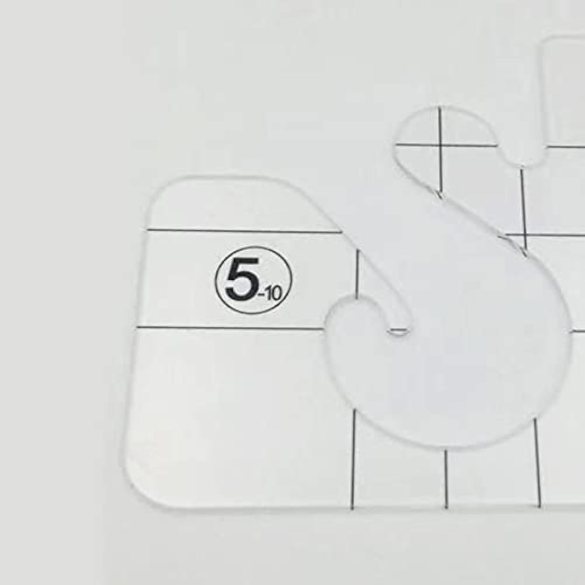 Clear Acrylic Laser Cut Quilting Templates for DIY Patchwork