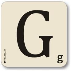 Bluebell Alphabet Coasters - Personalise Table Family Names Words (G)