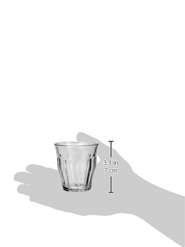 Image of Duralex Picardie Clear Tumbler 130 ML 4 Pcs (1024AC), Transparent, Medium