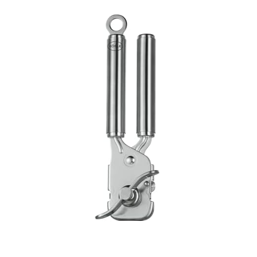 Rosle Stainless Steel Can Opener with Pliers Grip, 7-inch