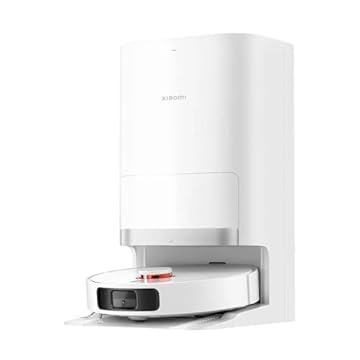 Xiaomi Robot Vacuum X20+ com estação base inteligente multifuncional 6000Pa, potência de sucção, navegação a laser LDS, controle de voz, molhado e seco, 4 L, 30 W, C101, branco