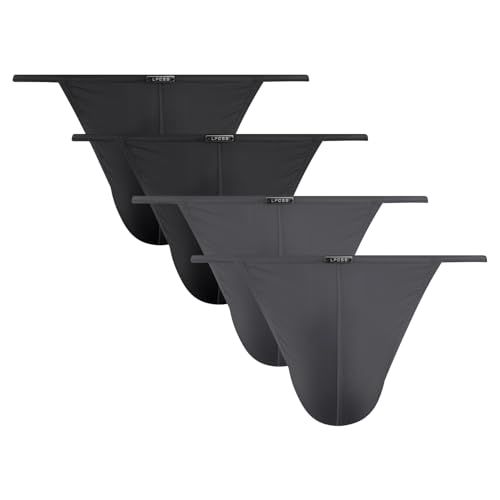 Men's Ice Silk Underwear – Low-Rise Mens String Bikini Briefs, Breathable & Lightweight Comfort E726