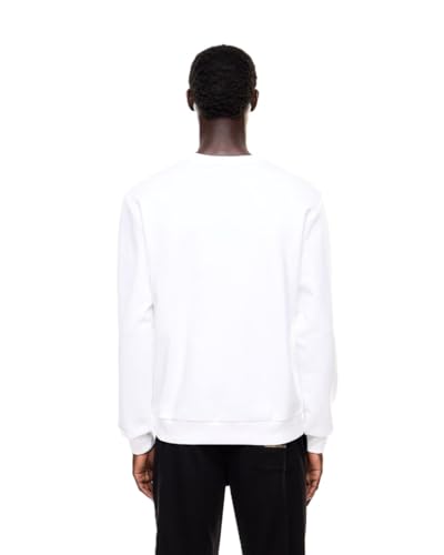 EA7 Para Hombre. 7M001191_AF17787 Sudadera Big Logo Blanco (Xl), Casual, AlgodóN - 3