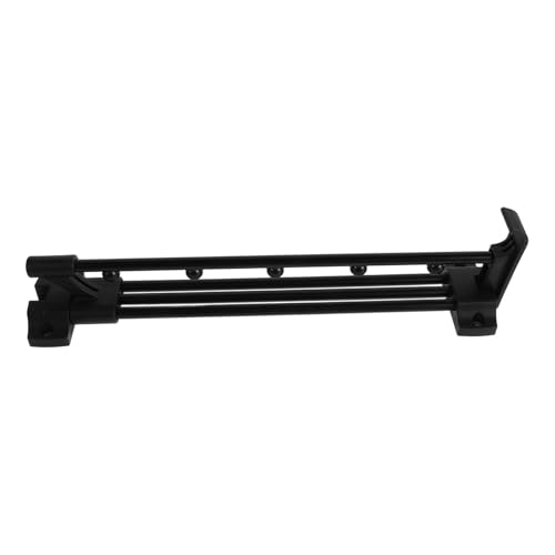 Cabilock Modern Telescopic Wardrobe Rod Pull Out Pants Rack Organizer Belt Rack for Closet Adjustable Telescopic Rail Heavy Duty Retractable Hanger