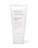 Natio Australia Ageless Illuminating Primer 50g - Radiance Boosting Makeup Primer - Rosehip Oil, Vitamin C, Aloe Vera & Shea Butter - Smoothing Base for Flawless Makeup Application - Made in Australia