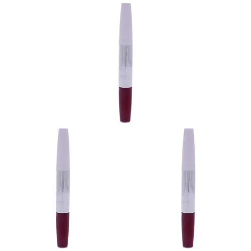 MAYBELLINE Superstay 24H, Pintalabios Mate de Larga Duración, Tono 260 Wildberry, 1 Unidad (Paquete de 3)