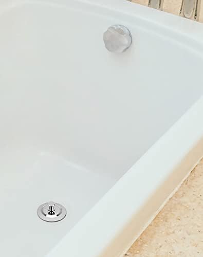 QWORK 1 Pack Universal Bath Plug , Sink Plug , stainless steel drain plug , 39mm hole , sink plug for bathroom kitchen sink