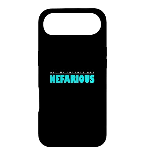 �^�[�R�C�Y�J���[ All My Intents Are Nefarious �^�[�R�C�Y �X�}�z�P�[�X iPhone Air �p