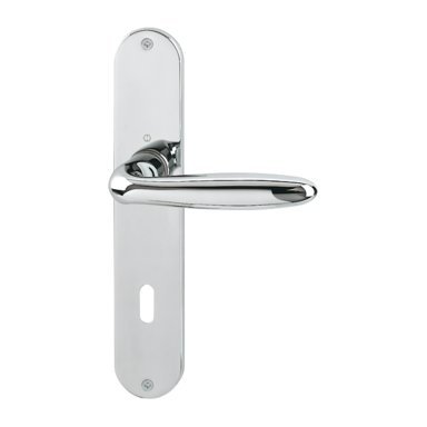 Hoppe VERONA Messing verchromt Resista F49-R Langschildgarnitur M151/302 OB -Ovalbart