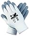 Ultra Tech Foam Seamless Nylon Knit Gloves, Large, White/Gray, 12 Pair/Dozen