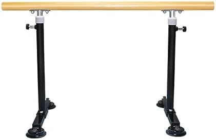 Adjustable Freestanding Dance Bar - 1.5m Black Ballet Training Equipment with Non-Slip Base for Home Exercise & Fitness, Perfect for Dancers & Beginners