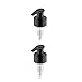 DOMPEL Pump valves, color black, thread 28/410, made with stainless steel springs and glass balls, Model 303-A1. (Pump heads only, bottles not included) (2)