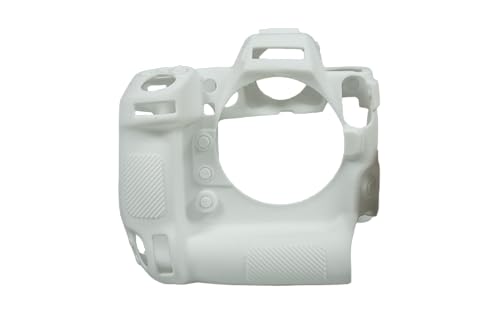 Housse de Protection Appareil Photo Nikon Z9 - Coque en Silicone Étanche Blanche