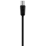 Belkin F3Y053BF1M - Cable coaxial (1 metro), negro