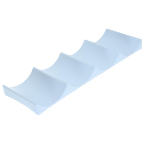 FUNOMOCYA European Style Wine Rack Stackable Plastic Wine Bottle Display Mat for Kitchen Cabinet and Fridge Storage Random Up to Bottles with Skid Design Random Color