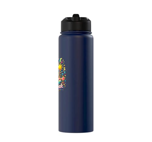 Teacher Last Day Of School Vacation Let's Rock Summer Break Stainless Steel Insulated Water Bottle