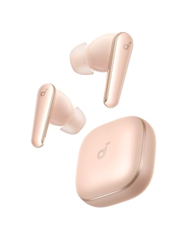 Soundcore Liberty 5 by Anker, Noise-Cancelling Wireless Earbuds, 2X Stronger Voice Reduction, Real-Time Adaptive Noise Cancellation, Fast Charging, Dolby Audio, 6-Mic AI Clear Calls (Renewed)
