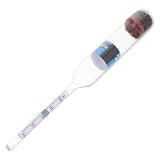 Cabilock Salzwasser Hydrometer aus Glas für Meerwasseraquarien, Transparent