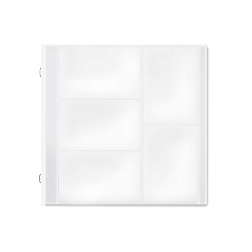 Multi-Pocket Pages 12x12 Creative Memories avec compartiments transparents