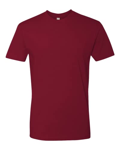 Next Level T-shirt ajusté manches courtes homme, cardinale, M