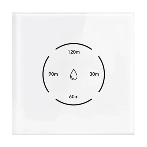 Interruttore di controllo intelligente per caldaia WiFi Tuya 40 A, pannello touch per scaldabagno, app remota e controllo vocale compatibile per Alexa, conto alla rovescia funzione di risparmio