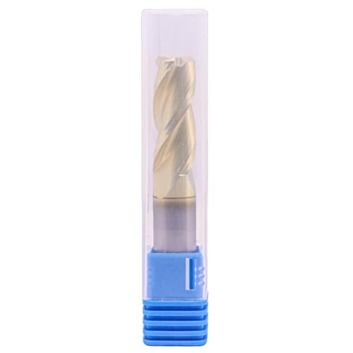Image of 1 /2 inch 3 Flute Solid Carbide - 0.06 inch Corner Radius End Mill - ZrN Coated | For milling Aluminum, 37 Degree Helix, 1 /2 inch Cutting Diameter, 1 /2 inch Shank Diameter, 1-1 /4 inch Length of Cut, 3 inch Overall Length