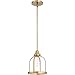 Quorum International Banded Dome Pendant - Aged Brass - 886-80