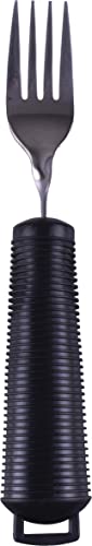Aidapt Bendable Angled fork, Soft Grip Eating Aid that can be Bent to any Angle to Reduce Wrist Stress from twisting, handy aid for those with Arthritis, Limited Grip, Limited Arm Movement or Tremors