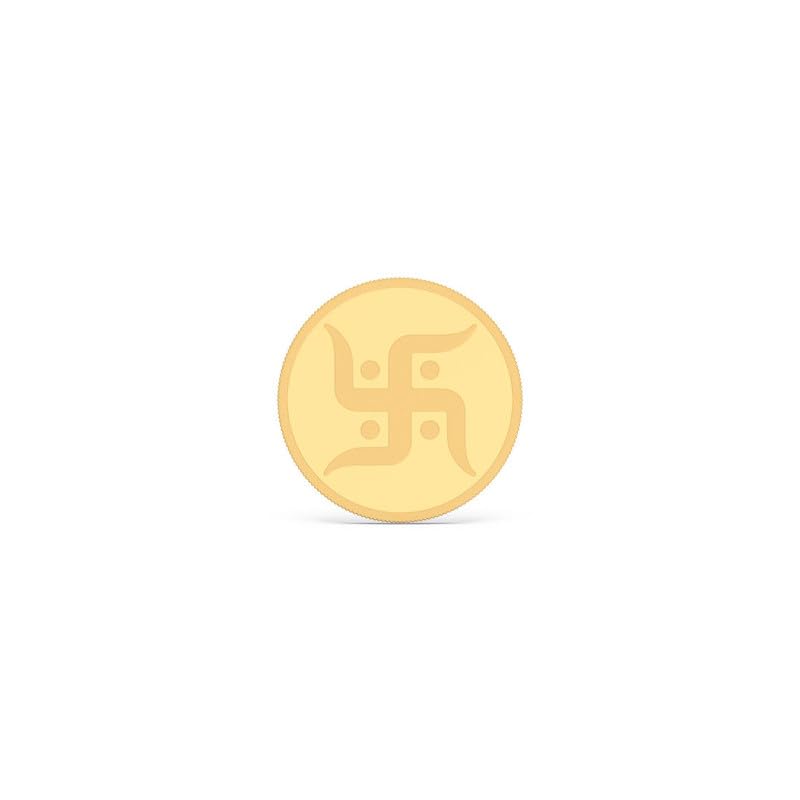Kalyan Jewellers 24K (999) Purity Swastik Gold Coin 1 Gms (B0DHD5FYSP) Amazon Price History, Amazon Price Tracker