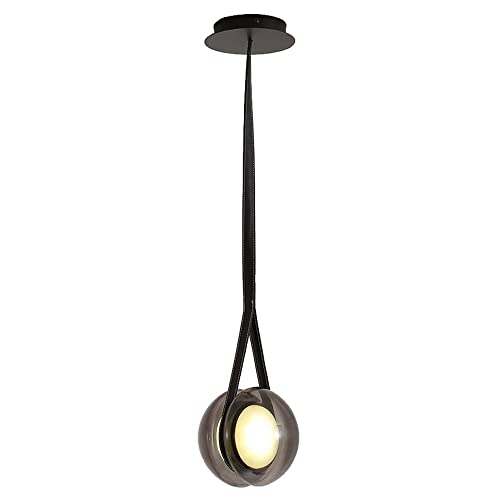 Petit lustre suspendu gain de place pour eclairer un coin lecture ou une table de chevet