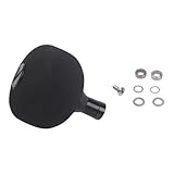 Honseadek Mango de carrete ligero EVA Fishing Knob Diseño esférico para fundición y piezas de modificación de carretes Rojo Púrpura Negro Oro Set (gris)