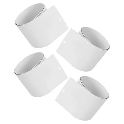 ULDIGI 4pcs White Vertical Blind Replacement Slats for Easy Installation Doors and Slats for Sliding Glass and Indoor Efficient Sunlight Control and Elegant Design