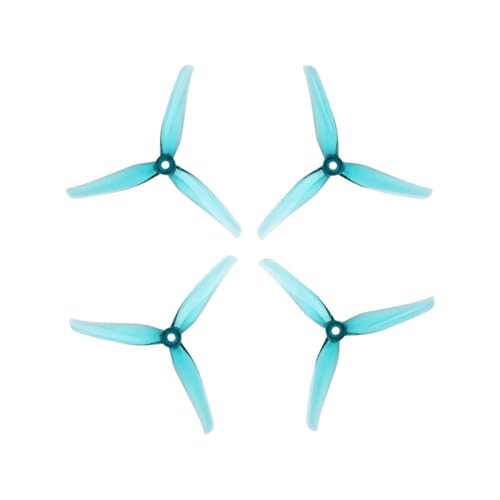 Hélices F5 5 pouces 3 pales bleues pour drone FPV (20 pièces)