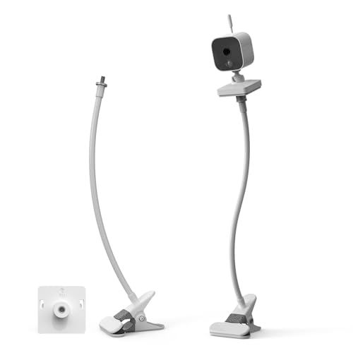 TIUIHU Flexible Baby Camera Mount Bracket for ‎GHB Baby Monitor ABM700/SM50B/UU24, Babyphone Accessories clamp Clip Stand for OBVHNUA Baby Monitor 720P 900ES1/900ES2