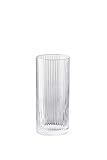 Material: Glas Rosenthal - Dynasty - Glas - Becher - Klar / Relief - groß - H: 15cm / Volumen: 0,45l - Handspülen empfohlen!