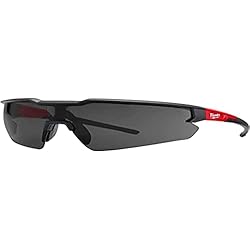 Gafas De Seguridad Milwaukee Milwaukee Gafas protectoras tintadas, resistentes a los arañazos y antivaho, Negro, Talla única (4932478764)