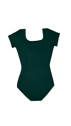 Capezio Short Sleeve Leotard - Girls, Hunter, Medium4