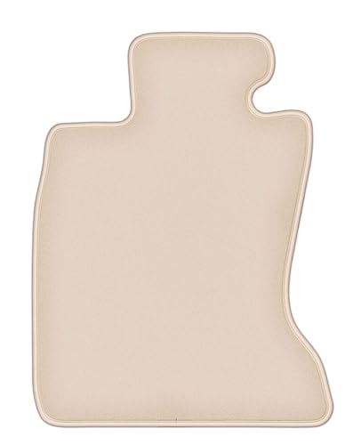 Tapis de voiture conducteur beige pour intérieur BMW 7 F02