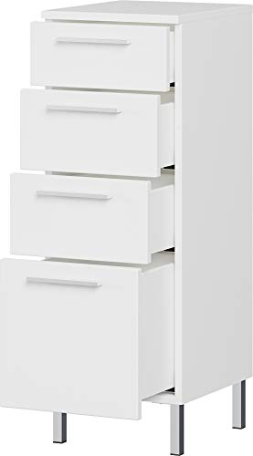 Armario inferior blanco GERMANIA mueble auxiliar de cocina y baño de 30x86x35 cm 6