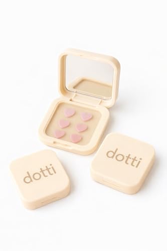 Pimple Patches Hydrocolloid for Face Acne Spot Treatment Stickers Invisible Zit Dots for Breakouts Day & Night 24 Count DOTTI (Pink Heart)