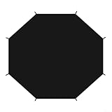 Parasole rotondo per lettino, protezione UV e ventilato, compatibile con misure da 1,8 m a 3,7 m