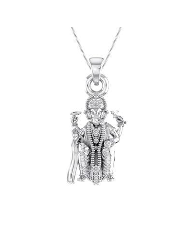 Pendentif Ganesh argent sterling 925 Mtrolls petit bijou homme femme
