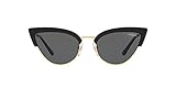 Protective case included Vogue 0VO5212S Gafas de Sol, Black/Gold, 55 para Mujer