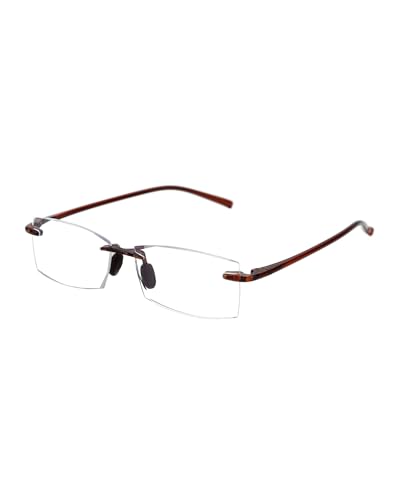 Image of TERAISE Rimless Reading Glasses Comfortable Lightweight Frameless Reader Men Women Blue Light Blocking Computer Eyeglasses