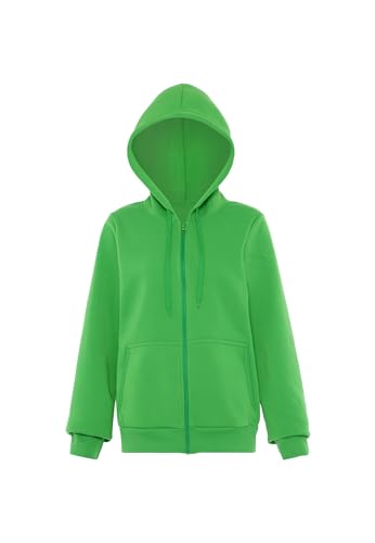 Sweat-shirt NALLY Femme Pull à capuche zippé vert juteux taille M