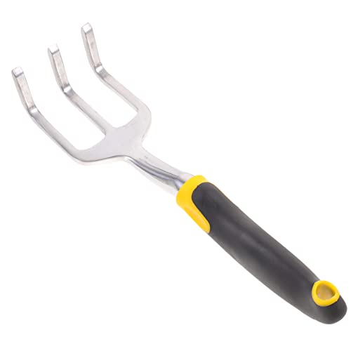 Hand Cultivator 3 Prong Rake Garden Tool…
